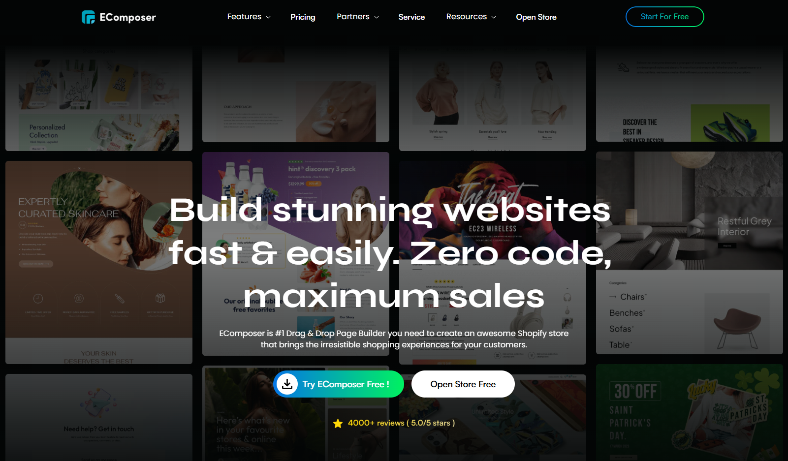 EComposer Landing Page Builder