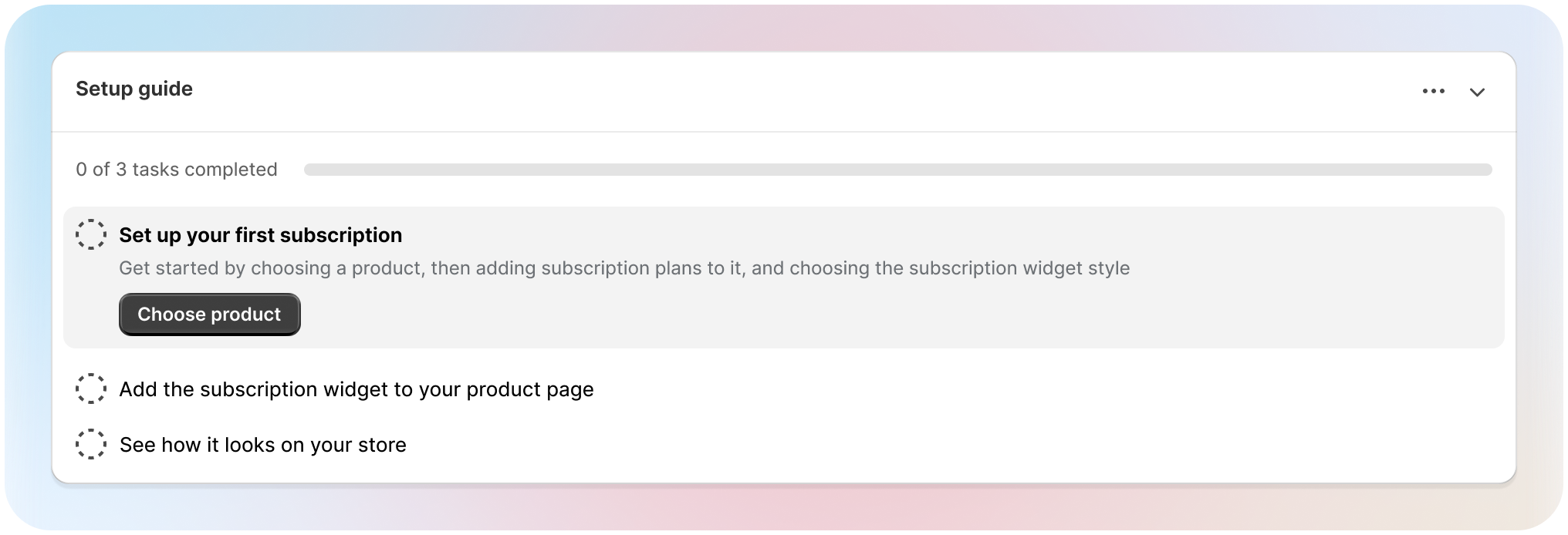 Step 1 setup guide